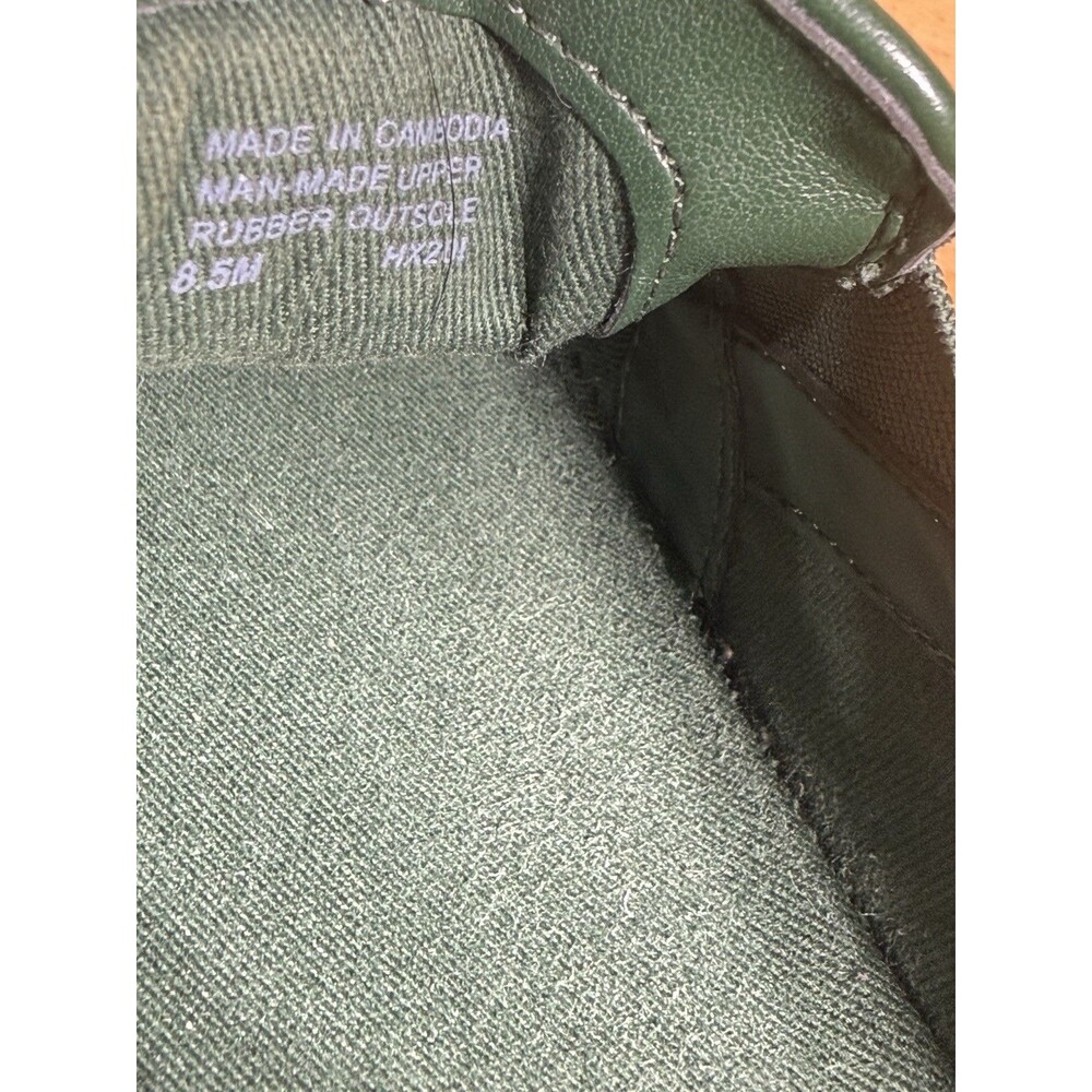 🔥🐊Michael Kors KEATON Slip On Sneakers Shoes Moss green croc embossed 8.5 - Picture 11 of 11